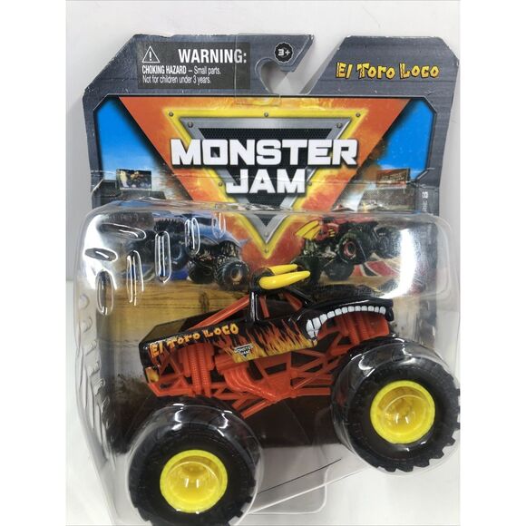 Monster Jam Series 6 El Toro Loco Black Body 1:64th Spin Master 2024 - Picture 1 of 15